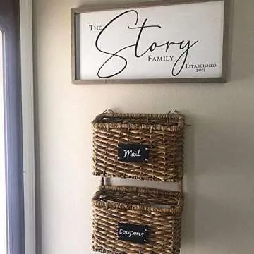 Personalized Wooden Family Name Sign | Custom Decor