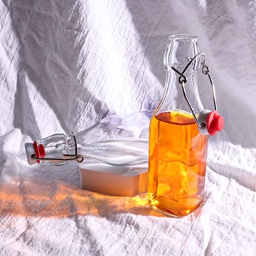 12 Pack 250ML Swing Top Glass Bottles - Airtight