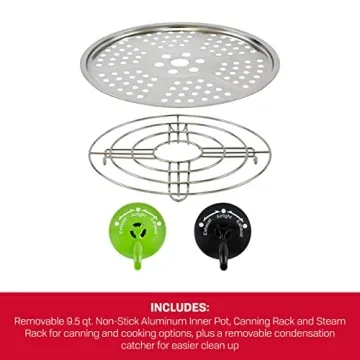 NESCO NPC-9 Smart Electric Pressure Cooker Canner 9.5QT