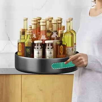 Adjustable 2 Tier Lazy Susan Organizer - SAYZH