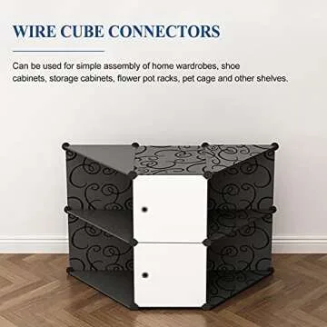 BESPORTBLE 20Pcs Wire Cube Connectors for Storage
