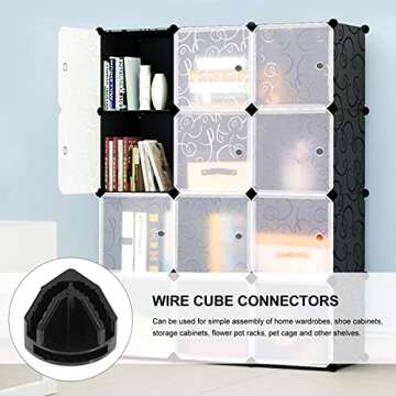 BESPORTBLE 20Pcs Wire Cube Connectors for Storage