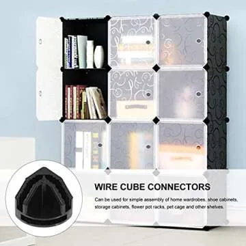 BESPORTBLE 20Pcs Wire Cube Connectors for Storage