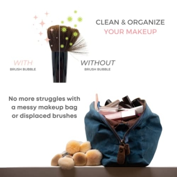 Brush Bubble Makeup Brush Holder Travel Case For Easy Organization