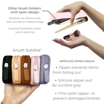 Brush Bubble Makeup Brush Holder Travel Case For Easy Organization