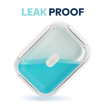 Infusion Pro Collapsible Food Storage Containers with Lid & Vent, Clear Stacking Silicone Food Container Set : Microwaveable, Freezer and Dishwasher Safe, Set of 3, Coconut Milk