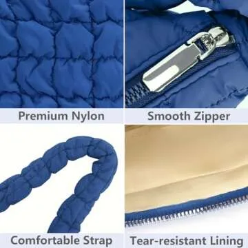 YFGBCX Quilted Tote Bag Perfect for Daily Use