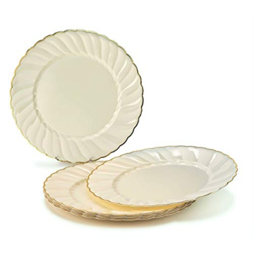 Elegant Plastic Disposable Plates for Any Occasion