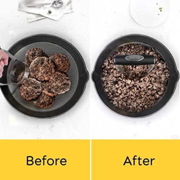 HULISEN Ergonomic Food Chopper with Serrated Edge