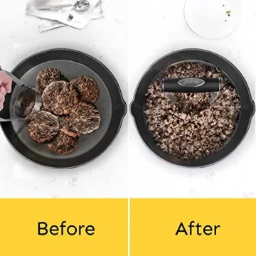 HULISEN Ergonomic Food Chopper with Serrated Edge