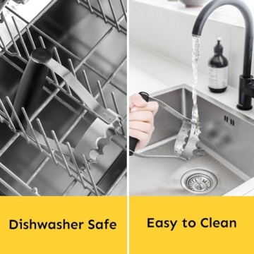 HULISEN Ergonomic Food Chopper with Serrated Edge