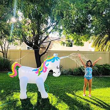 Enchanting Float Joy Unicorn Sprinkler for Ultimate Summer Splash Fun