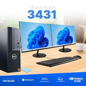 Dell Precision Workstation PC | Intel i5 & Quadro P620 GPU