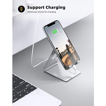 Lamicall Cell Phone Stand for iPhone & Smartphones