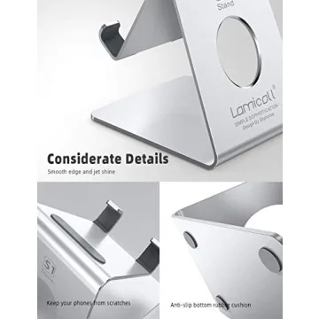 Lamicall Cell Phone Stand for iPhone & Smartphones