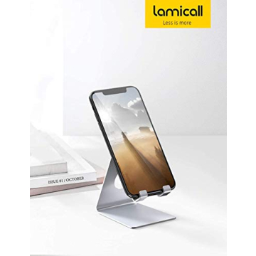 Lamicall Cell Phone Stand for iPhone & Smartphones