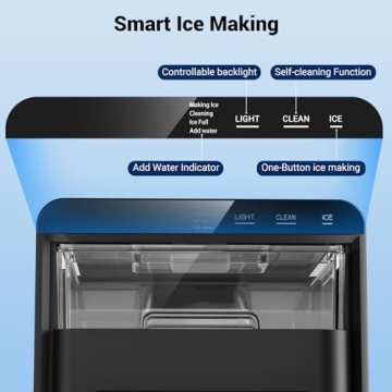 Nugget Ice Maker Produces Chewable Ice in 5 Minutes