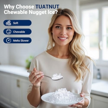 Nugget Ice Maker Produces Chewable Ice in 5 Minutes