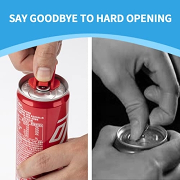 Easy Can Opener with Beverage Can Covers - 6 Colors