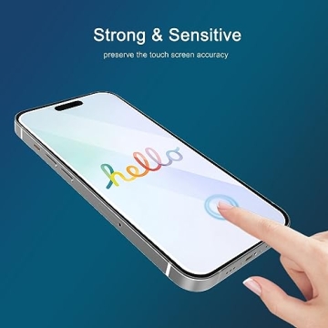 Ailun Glass Protector for iPhone 15/15 Pro - 3 Pack
