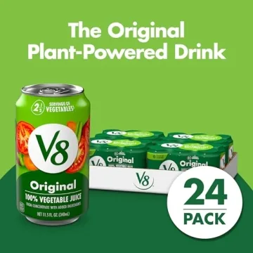 V8 Original 100% Vegetable Juice, 11.5 fl oz Can (24 Pack)