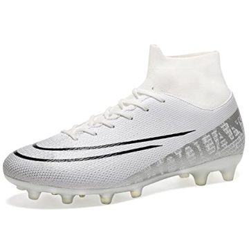 Qzzsmy Soccer Shoes: Premium Leather & Comfort for Boys - GMCD2028-M2-40