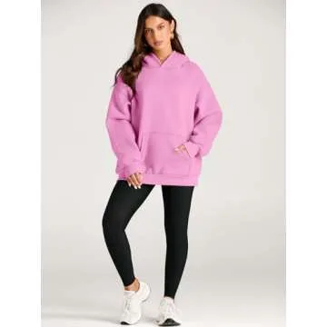 Trendy Queen Women's Oversized Fleece Hoodie - Cozy & Chic