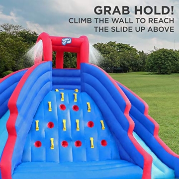 Sunny & Fun Inflatable Water Slide Park for Summer Fun