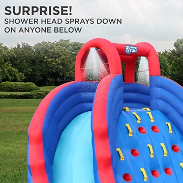 Sunny & Fun Inflatable Water Slide Park for Summer Fun