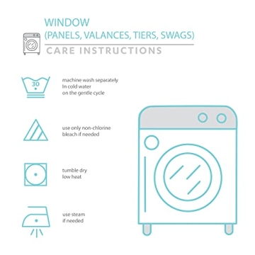 Chic Scallop Edge Window Curtain Set - Coastal Home Decor