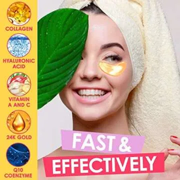 Cedlize 24K Gold Under Eye Collagen Patch - Anti-Aging Treatment