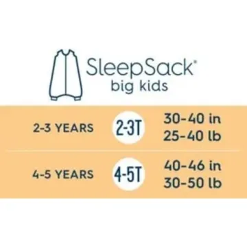 HALO Big Kids Sleepsack Lightweight Knit Wearable Blanket, TOG 0.5, Blue, 2T-3T