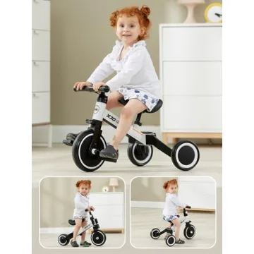 XJD 5-in-1 Adjustable Toddler Bike for Ages 1-3