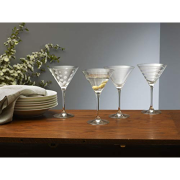 Mikasa Cheers Martini Glass Set of 4 - 10-Ounce