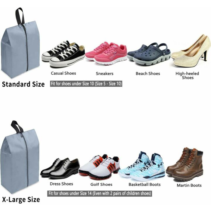 YAMIU Waterproof Shoe Bags Set of 4 for Travel