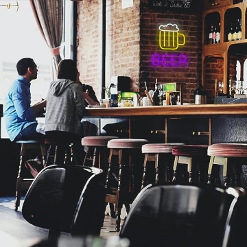 Miller Lite LED Neon Beer Sign for Bar Home Decor