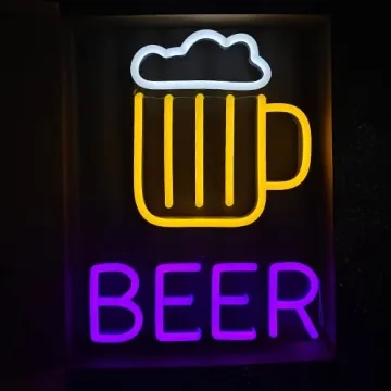 Miller Lite LED Neon Beer Sign for Bar Home Decor