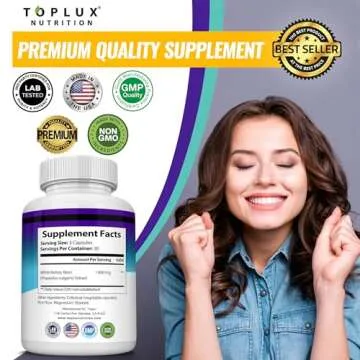 Toplux Keto Blocker Pills White Kidney Bean Extract - 1800 mg Natural Ketosis, Support Keto Diet, for Men Women, 90 Capsules, Supplement