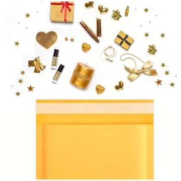 HBlife Bubble Mailers 50Pcs 4x8 Self Seal Envelopes