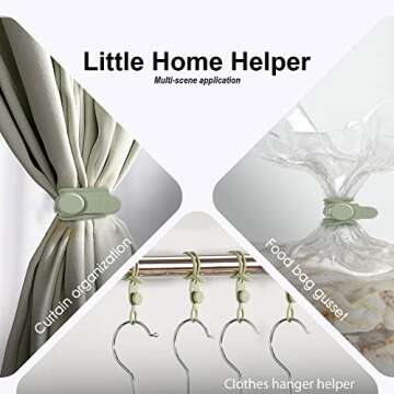 Nearockle 16Pcs Silicone Cable Straps Wire Organizer for Bundling Earphone, Phone Charger, Computer Cords, Reusable Cable Ties Cord Organizer in Home,Office,Kitchen,School(Green)