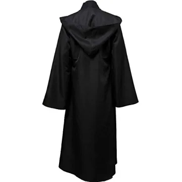 Men's Black Witch Cosplay Robe Cloak Cape