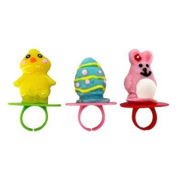 Easter Candy Ring Pops for Kids - 18 Count Variety Pack
