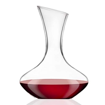 Godinger Wine Decanter Carafe - Elegant Hand Blown Aerator