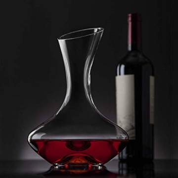 Godinger Wine Decanter Carafe - Elegant Hand Blown Aerator
