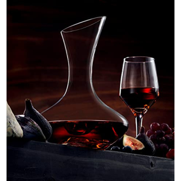 Godinger Wine Decanter Carafe - Elegant Hand Blown Aerator