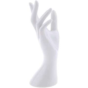 Hand Jewelry Display Holder Female Mannequin Hand Jewelry Bracelet Ring Gloves Display Organizer Sta...