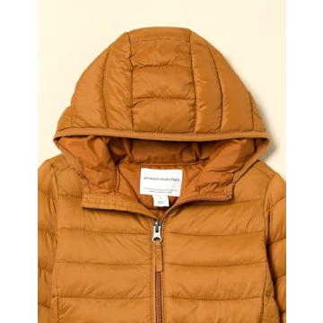 Lightweight Packable Hooded Jacket for Boys - Water-Resistant