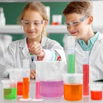 APLANET Graduated Cylinders and Beakers Set for All