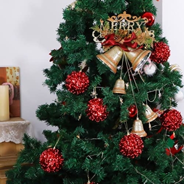 Oversized Sequin Christmas Balls for Festive Decor