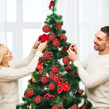 Oversized Sequin Christmas Balls for Festive Decor